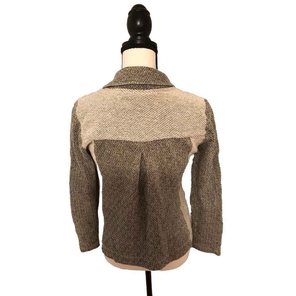 Anthropologie Saturday Sunday Milica Blazer XS Tweed Knit Double Breasted - Picture 3 of 9